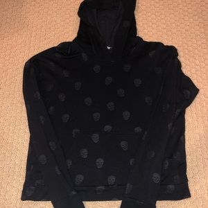 Terez black skull hoodie